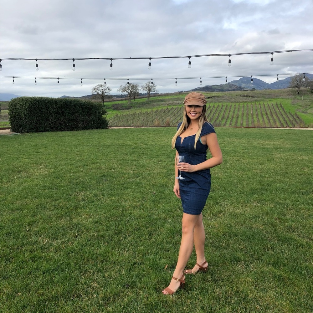 Free people denim dress